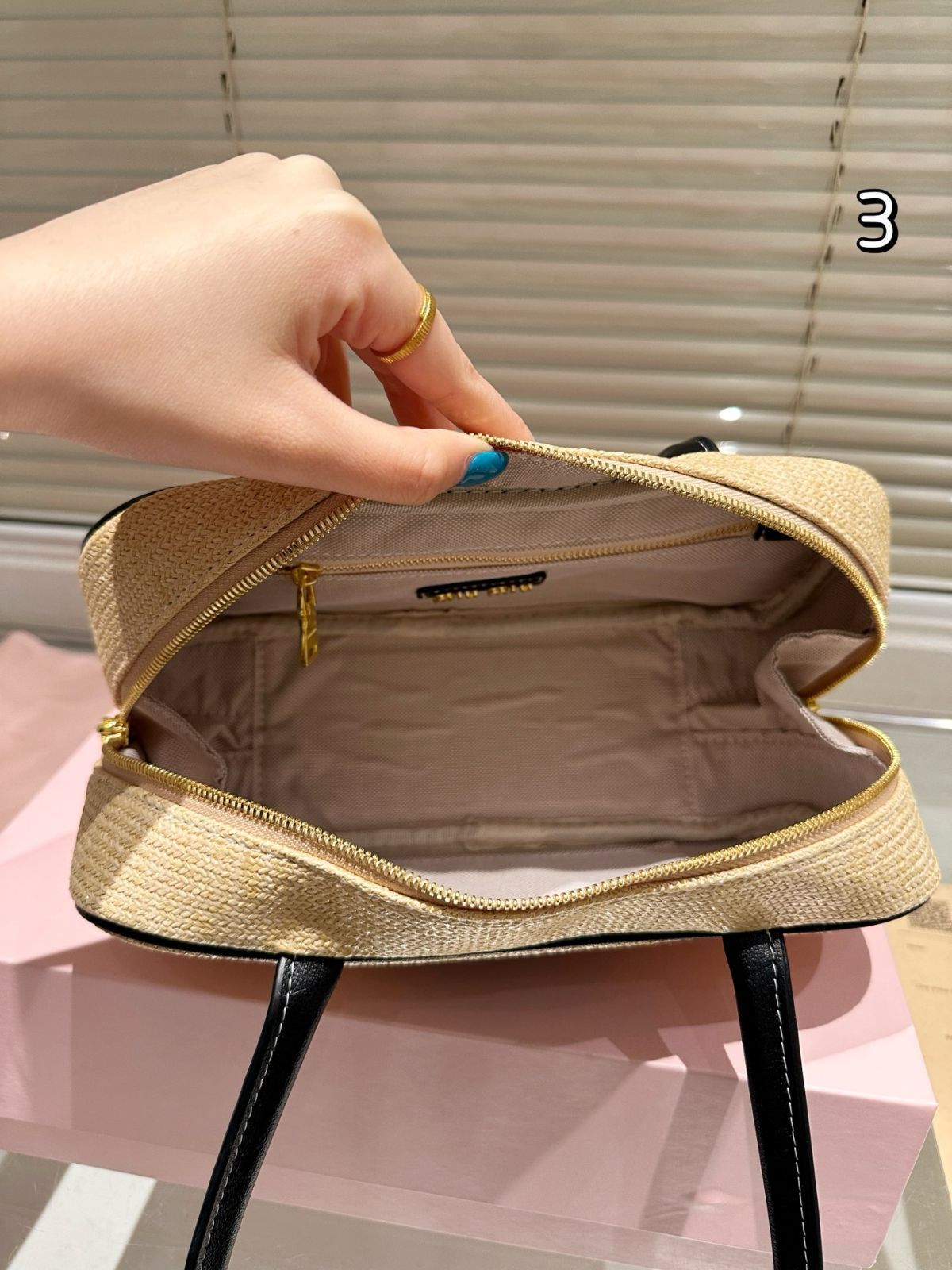 【今日特価】Miu Miu Bowling Briefcase ミュウミュウ ボーリング ブリーフケース-WTO輸入2