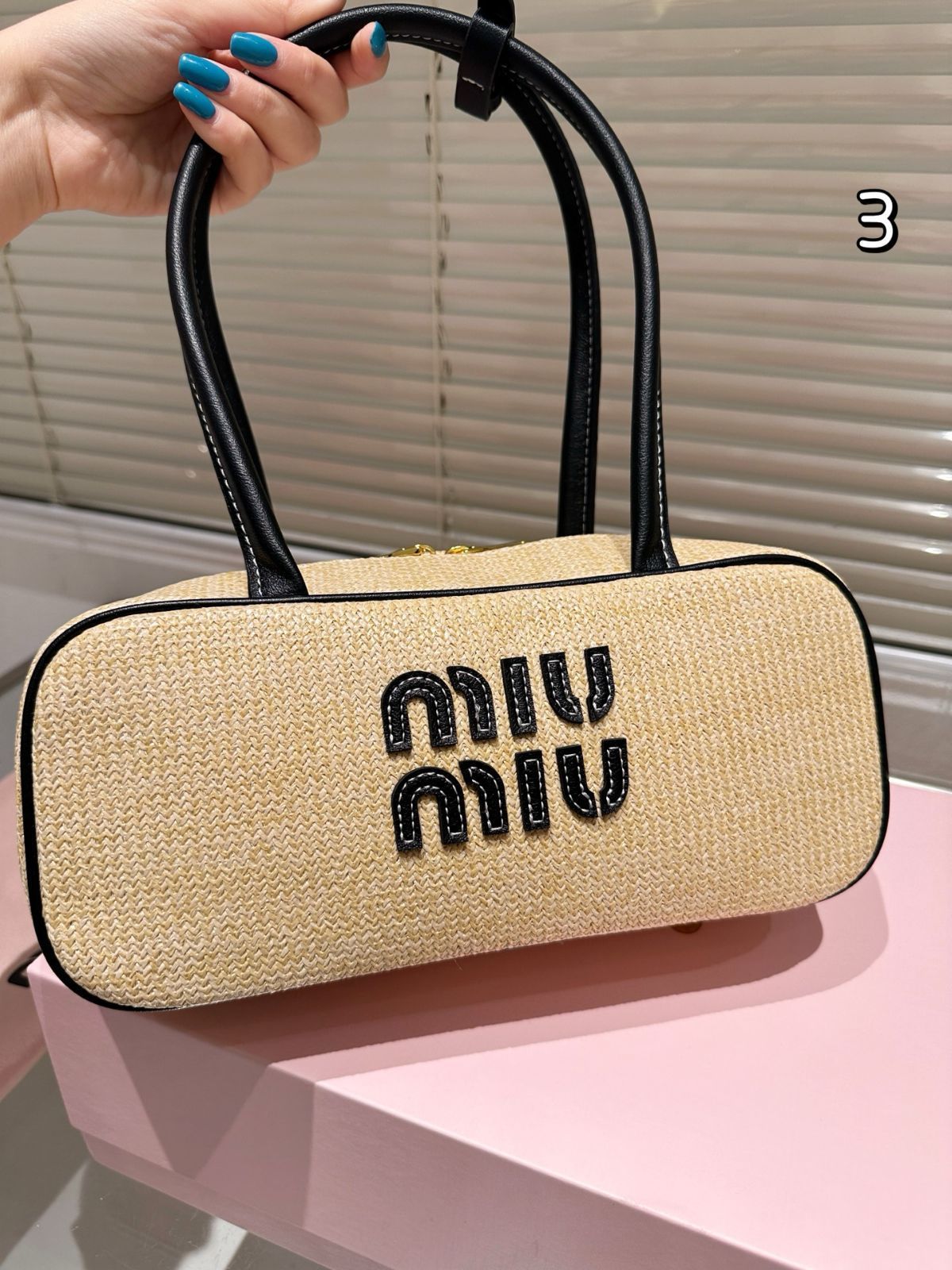 【今日特価】Miu Miu Bowling Briefcase ミュウミュウ ボーリング ブリーフケース-WTO輸入2
