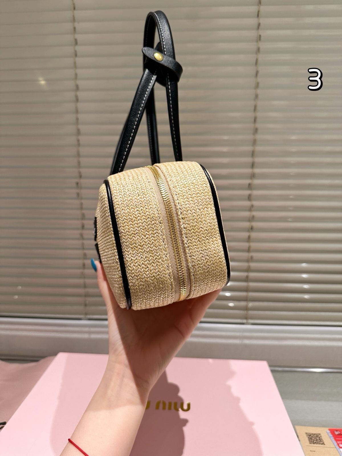 【今日特価】Miu Miu Bowling Briefcase ミュウミュウ ボーリング ブリーフケース-WTO輸入2