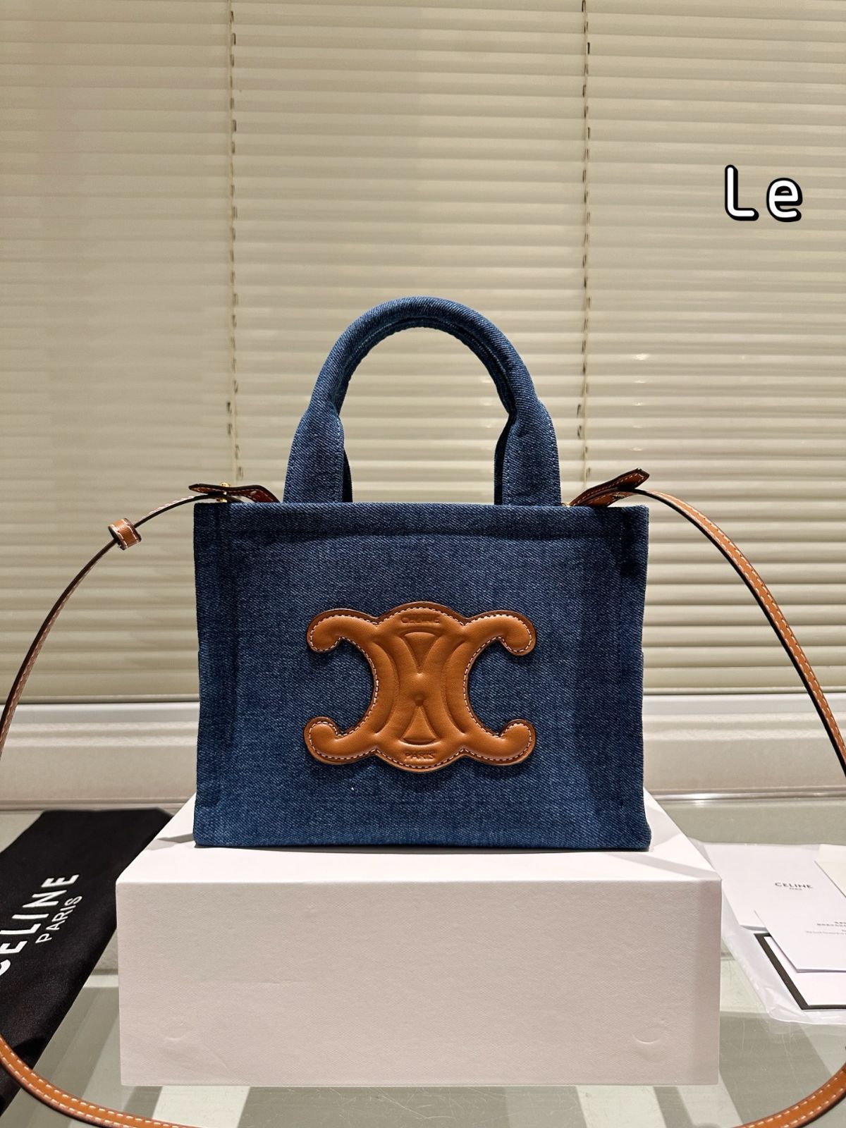 【今日特価】Celine 23SS Denim Shopper Bag セリーヌ 23 春夏 デニム ショッパーバッグ-WTO輸入2