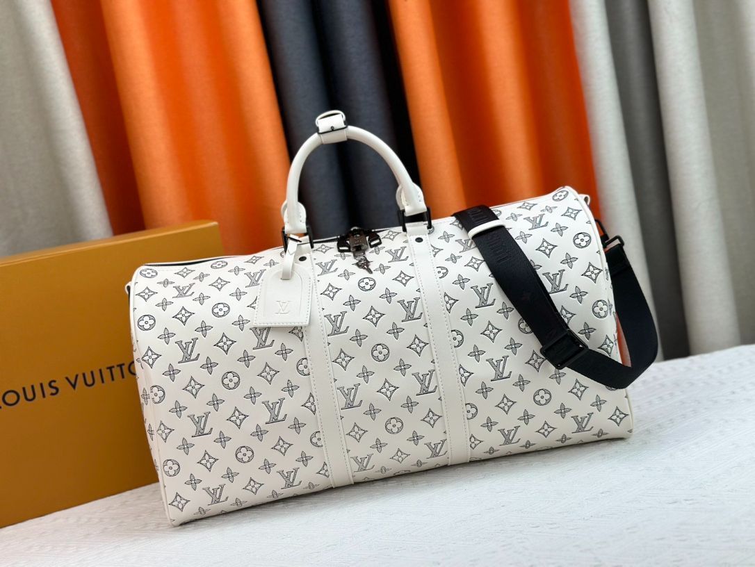 KEEPALL BANDULIERE 50トラベルバッグ、ハンドバッグ、カメラバッグ、リュックサック、手首バッグ、ショルダーバッグ、
