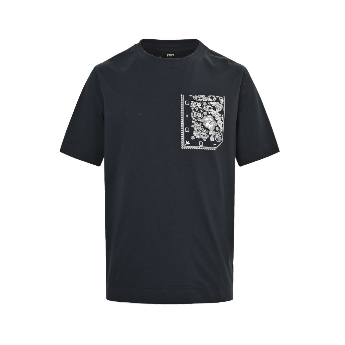 【今日特価】Fendi / フェンディ 25ss サンゴ花ポケット T シャツ