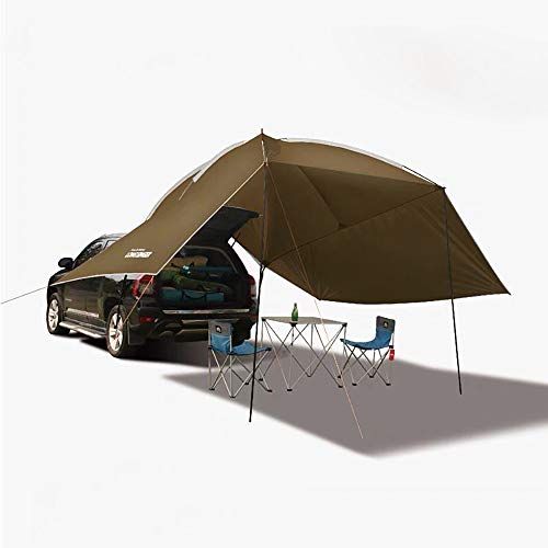 ☆新品☆タープ テント カーサイドタープ 車用 日よけカーテント 設営簡単 単体使用可能 5-8人用 キャンプ テント アウトドア 公園 登山 車中泊 1cf1dee6