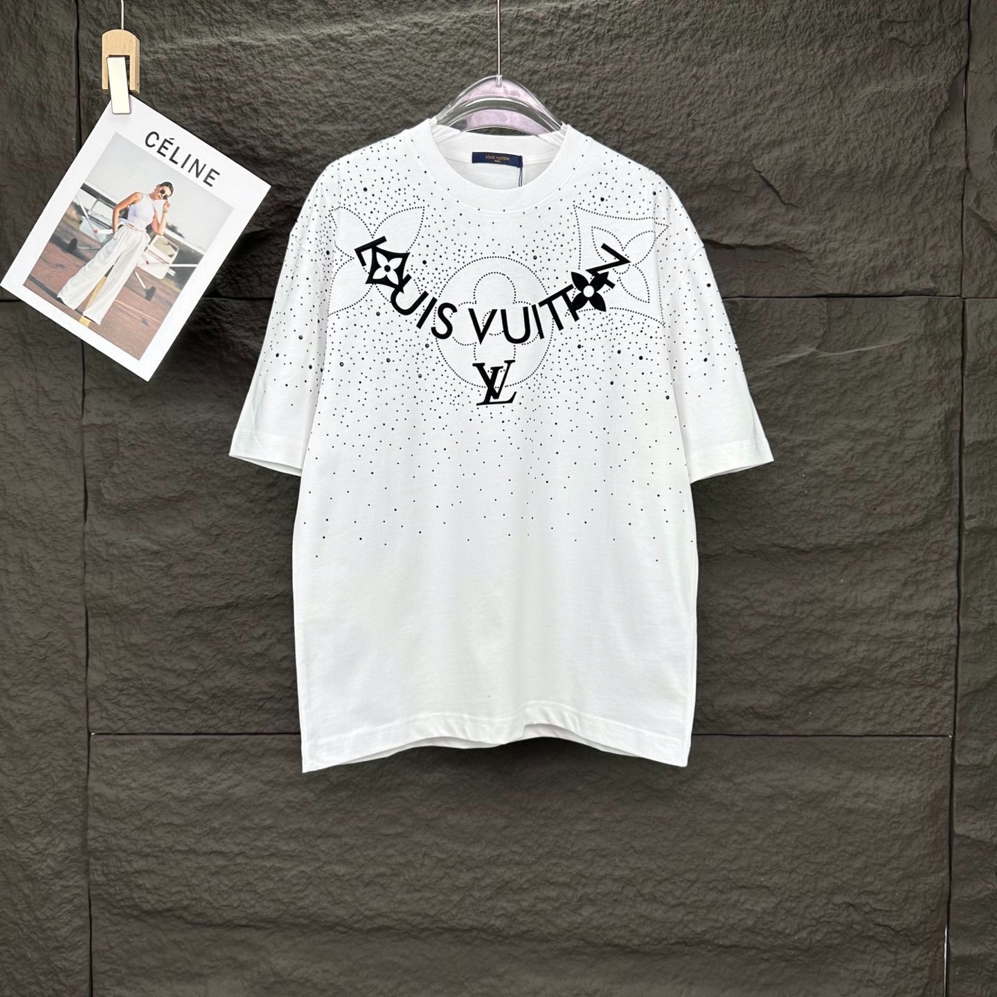 【今日特価】LV 2025 満?文字 カップル T