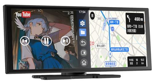 【新品】3 in 1 ディスプレイオーディオ 双Wi-Fi YouTube/Netflix 視聴と無線CarPlay/Android Auto 同時使用 10.26インチ 画面分割表示 デュアルBluetooth バックカメラ、駐車アシスト、 9f6f3975