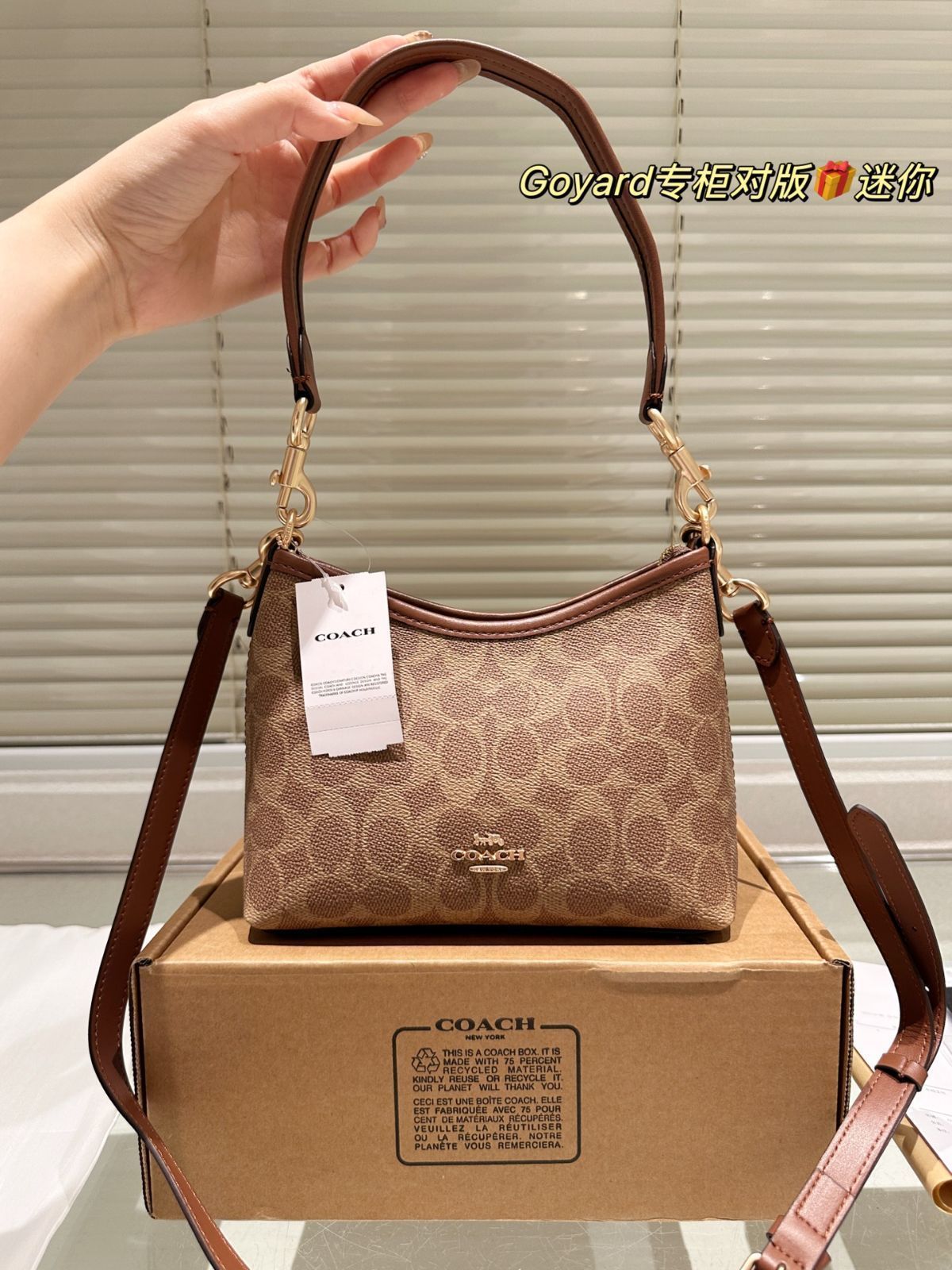 【今日特価】COACH Mini 流浪包(クーチ ミニ ローヤル バッグ)