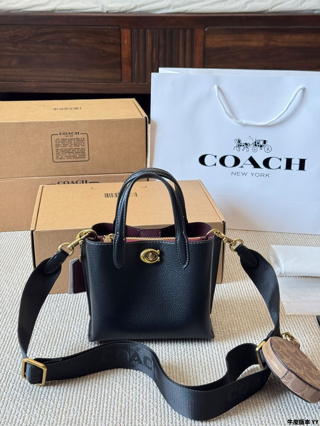 【今日特価】COACH Willow25 2in1 Tote Bag（クーチ ウィロー 25 ツーインワン トートバッグ）