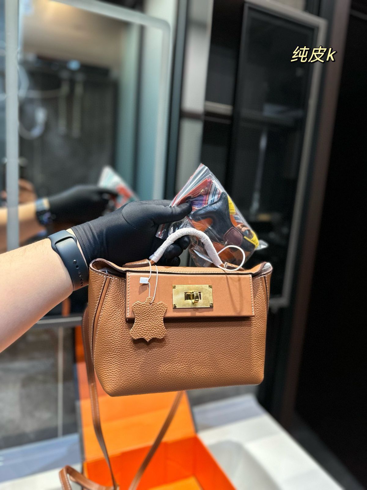 エルメスmini斜め掛けショルダーバッグ、小銭入れ、手首バッグ、財布、ショルダーバッグ、斜めがけも可能