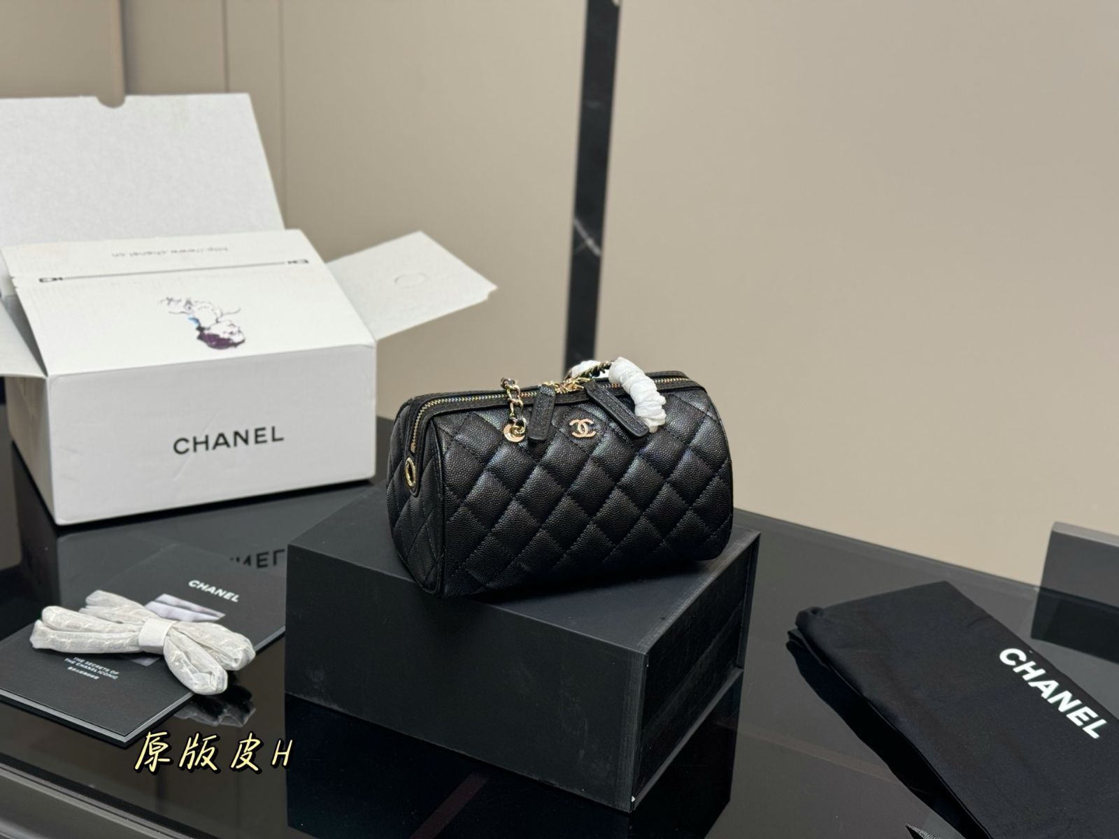 【今日特価】Chanel 25P Bowling Bag ボーリングバッグ（ヴィンテージ ハイクオリティー）