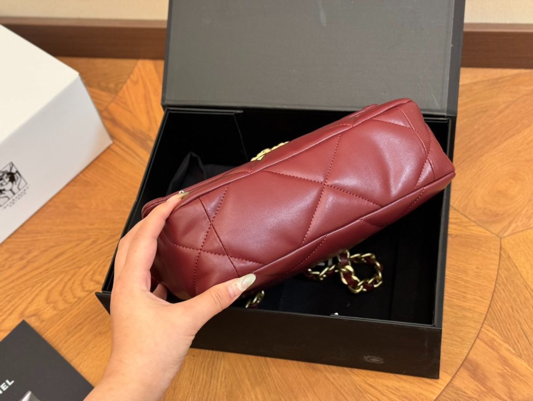 シャネル19 bag/ハンドバッグ、バックパック、小銭入れ、手首バッグ、ショルダーバッグ