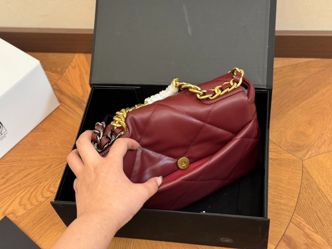 シャネル19 bag/ハンドバッグ、バックパック、小銭入れ、手首バッグ、ショルダーバッグ