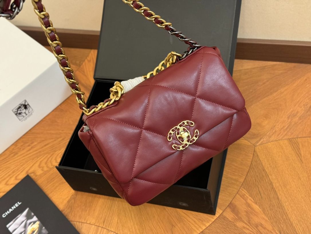 シャネル19 bag/ハンドバッグ、バックパック、小銭入れ、手首バッグ、ショルダーバッグ
