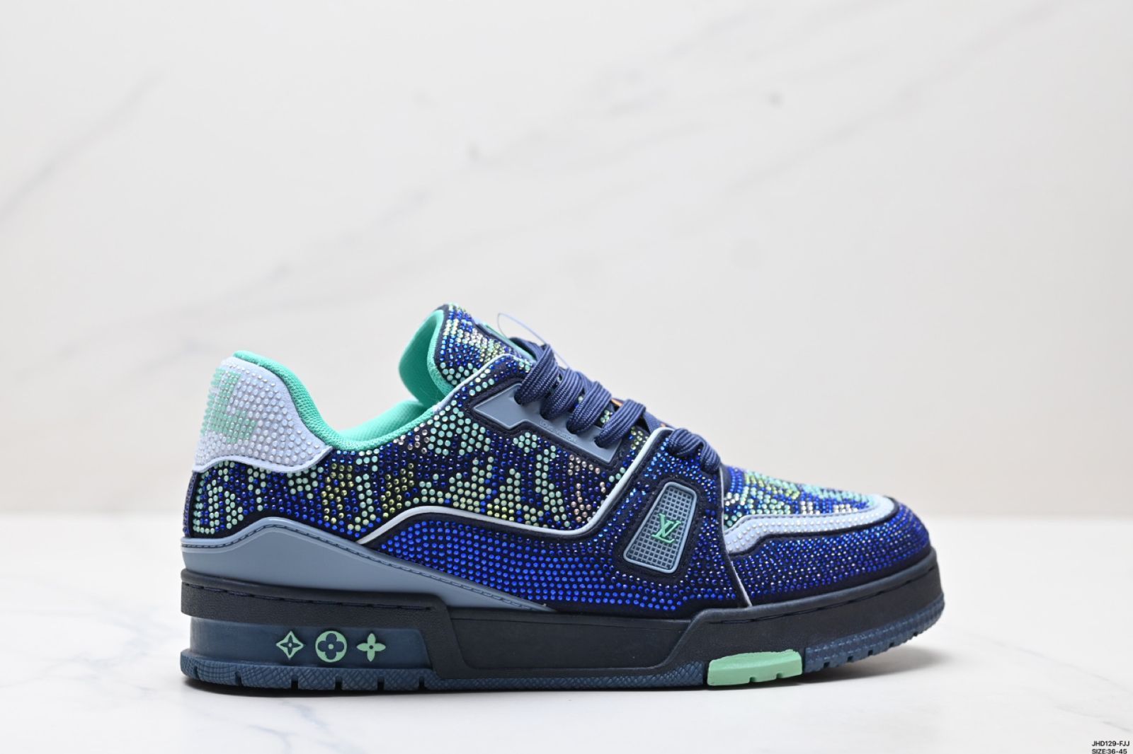LV（ルイヴィトン）Louis Vuitton Trainer Sneaker Low レジャースポーツカルチャーユニセックススケートシューズ