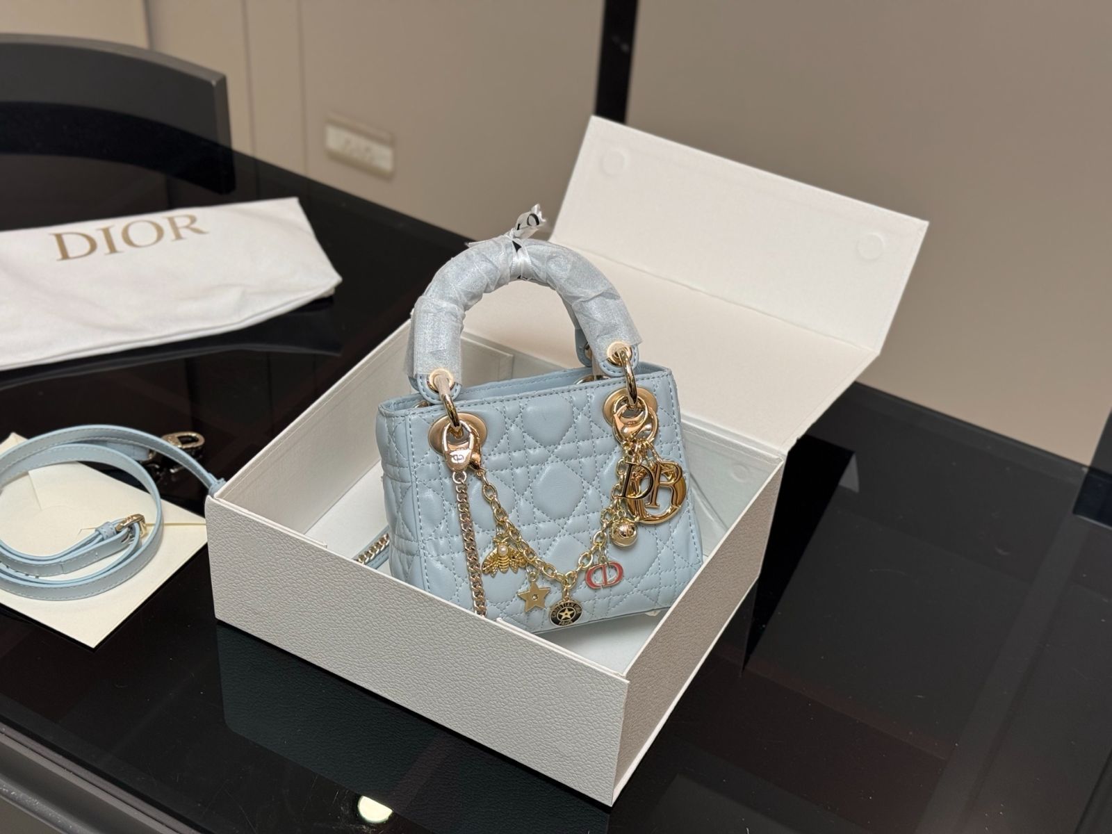 【今日特価】DIOR Lady Dior ライディオール サイドストラップ バージョン