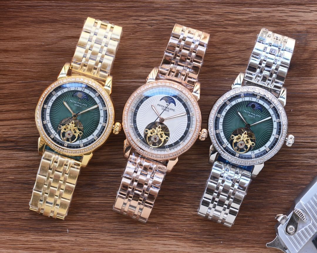 PATEK PHILIPPE パテックフィリップ メンズ腕時計 41mm｜自動巻き機械式×2WAYベルト｜強化ミネラルガラス/実物撮影新品未使用 20,945円