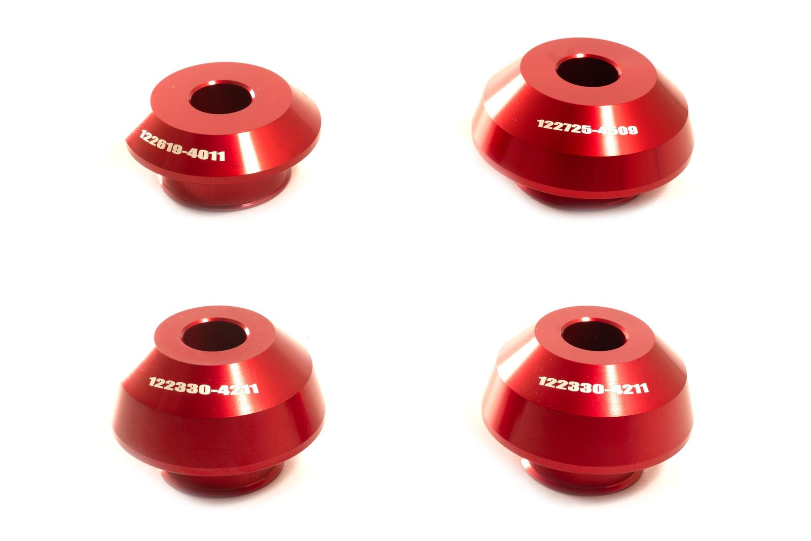 新着商品 テラモト(TERAMOTO) パフォーマンスカラー 21- GROM(JC92)/22- Dax125(JB04/JB06) フロント/リアセット レッド H-SET02-01
