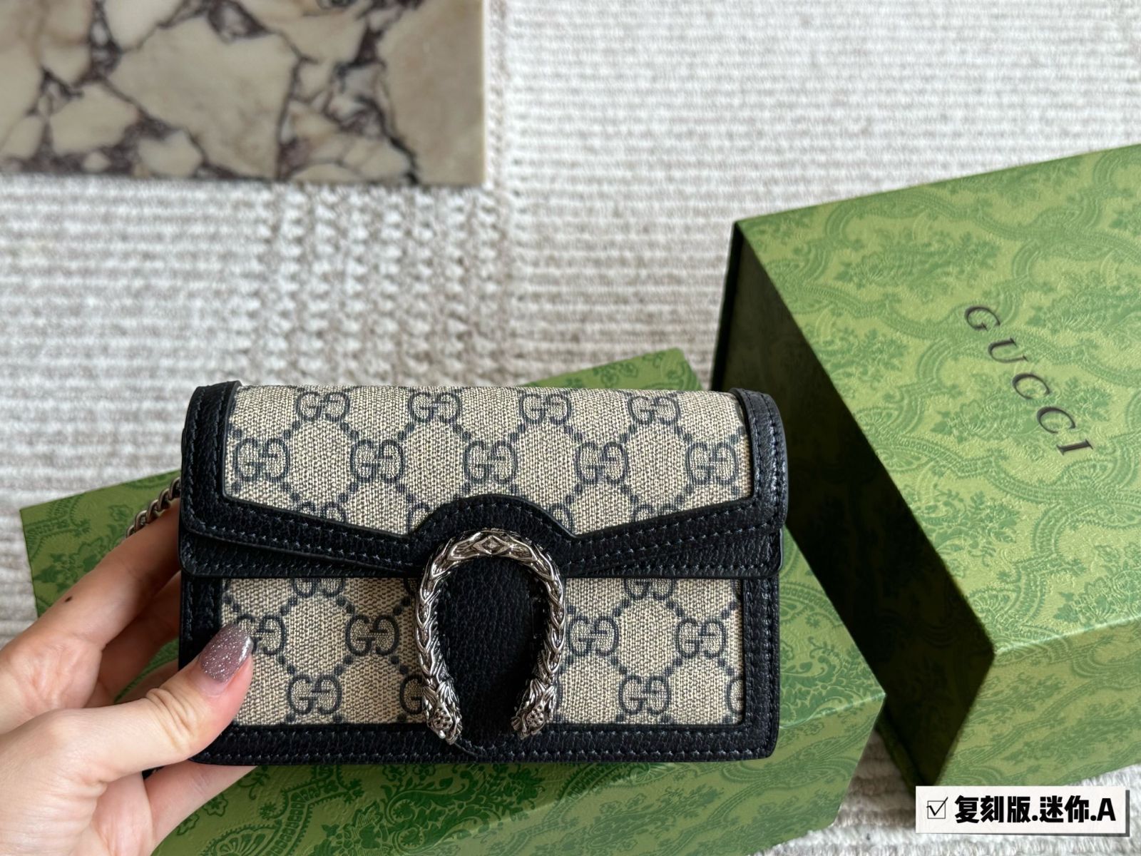 【今日特価】Classic Gucci クラシックグッチ ブラウン GG ディオニューサス ショルダーバッグ-WTO輸入3
