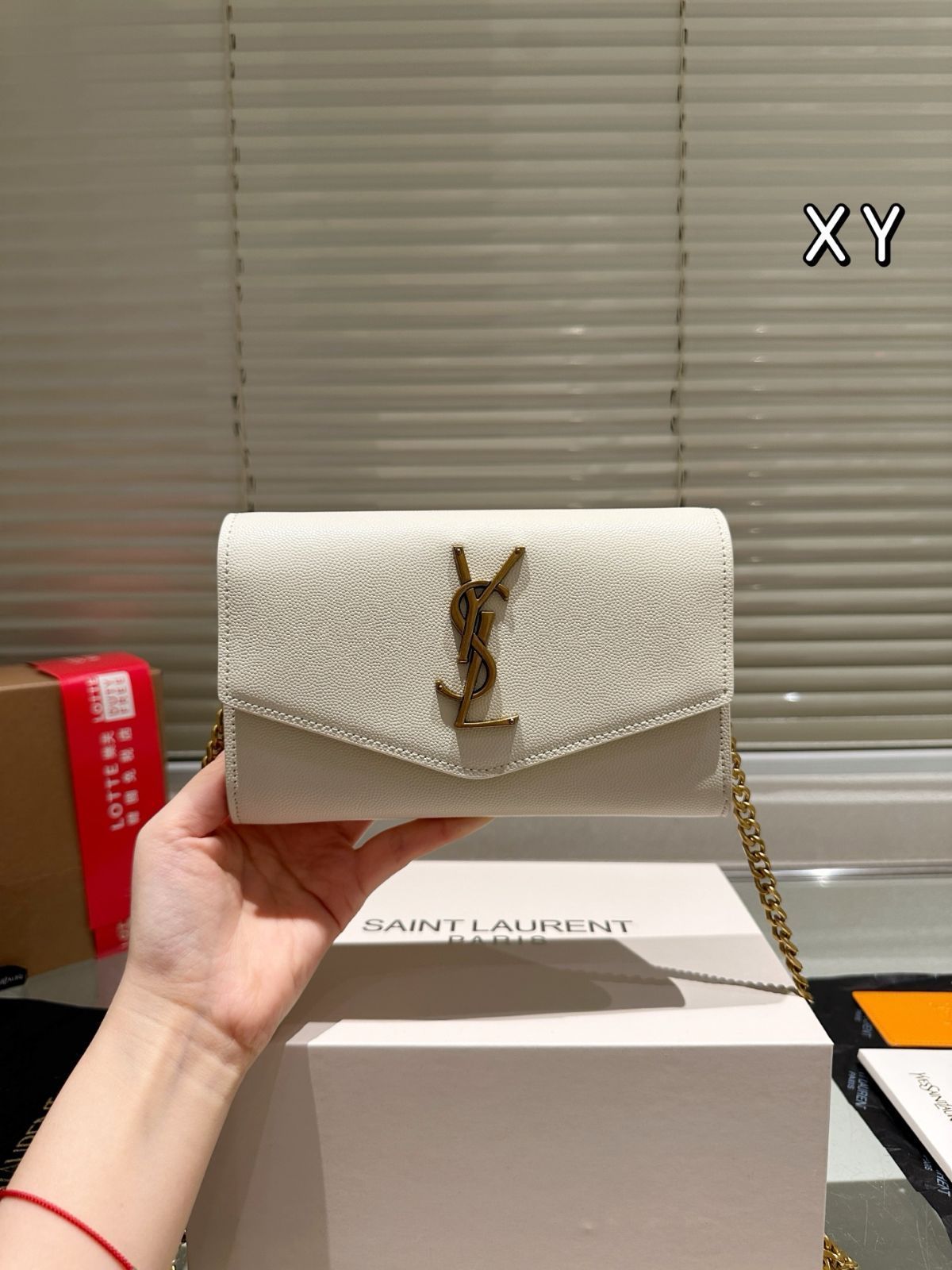 【今日特価】YSL WOC Chain Envelope Bag イヴ・サンローラン WOC チェーン エンベロープ バッグ-WTO輸入2