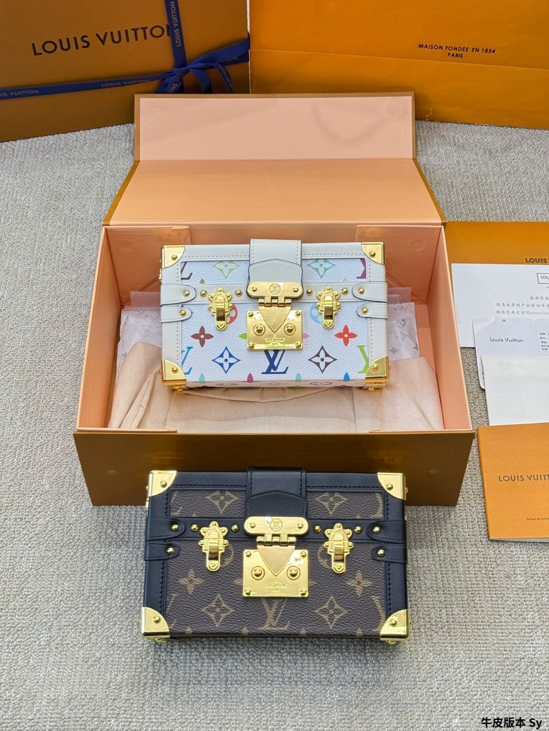 【今日特価】LV (Louis Vuitton) Petite Malle ハードケース クロスボディバッグ-WTO輸入2