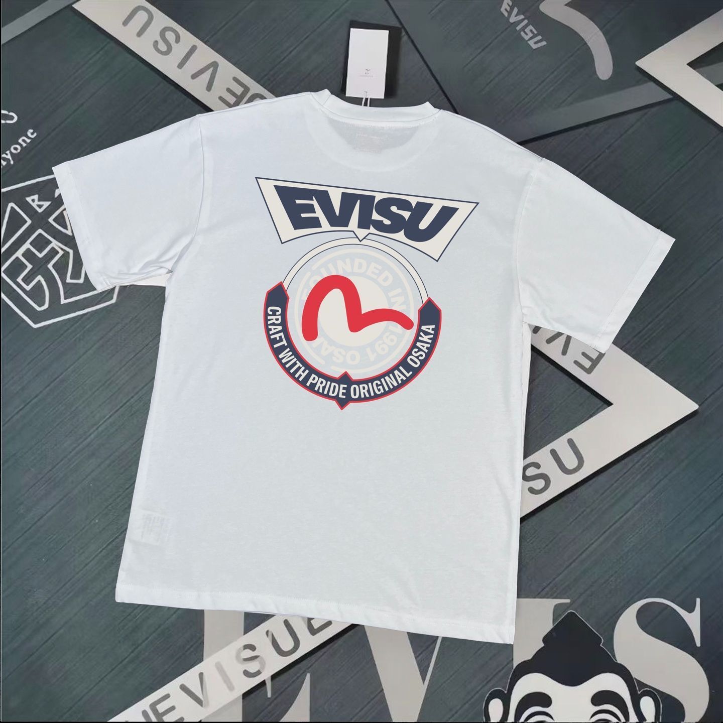 【今日特価】Evisu 2025 プリント T シャツ