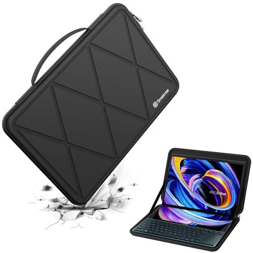 Smatree ハードEVA保護スリーブケース 14インチ ASUS Zenbook Duo 14 (UX482),14インチ ASUS Vivobook Flip 14 TP470/TM420 ラップトップ用 ハードケース 防水スリーブ(X 0b588866