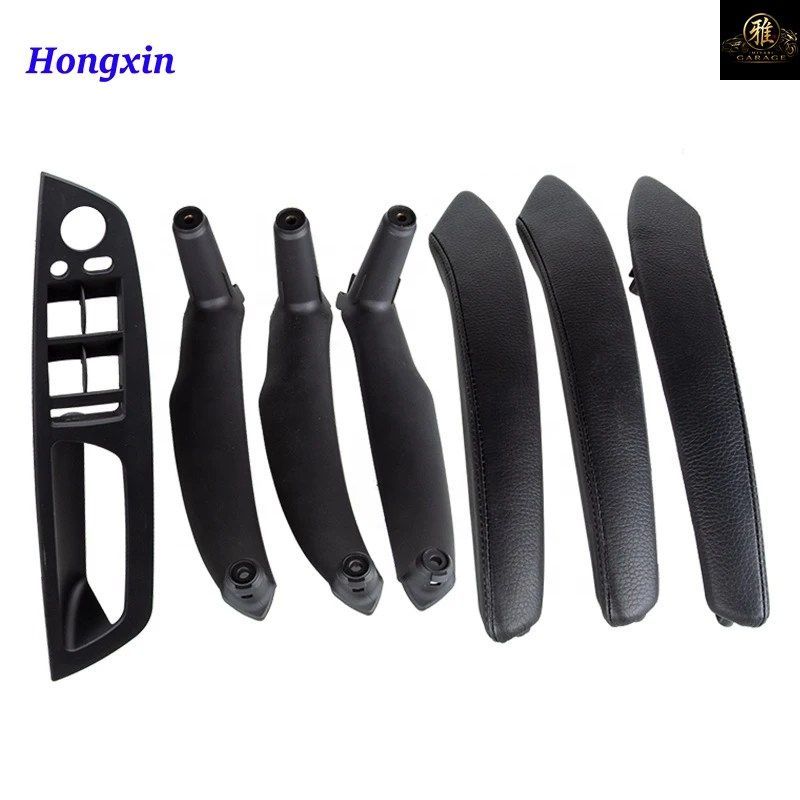 E70 E71 LHD RHD INTERIOR DOOR HANDLE WITH LEATHER COVER ASSEMBLY FULL SET BMW X5 X6 E70 E71 E72 2007-2014