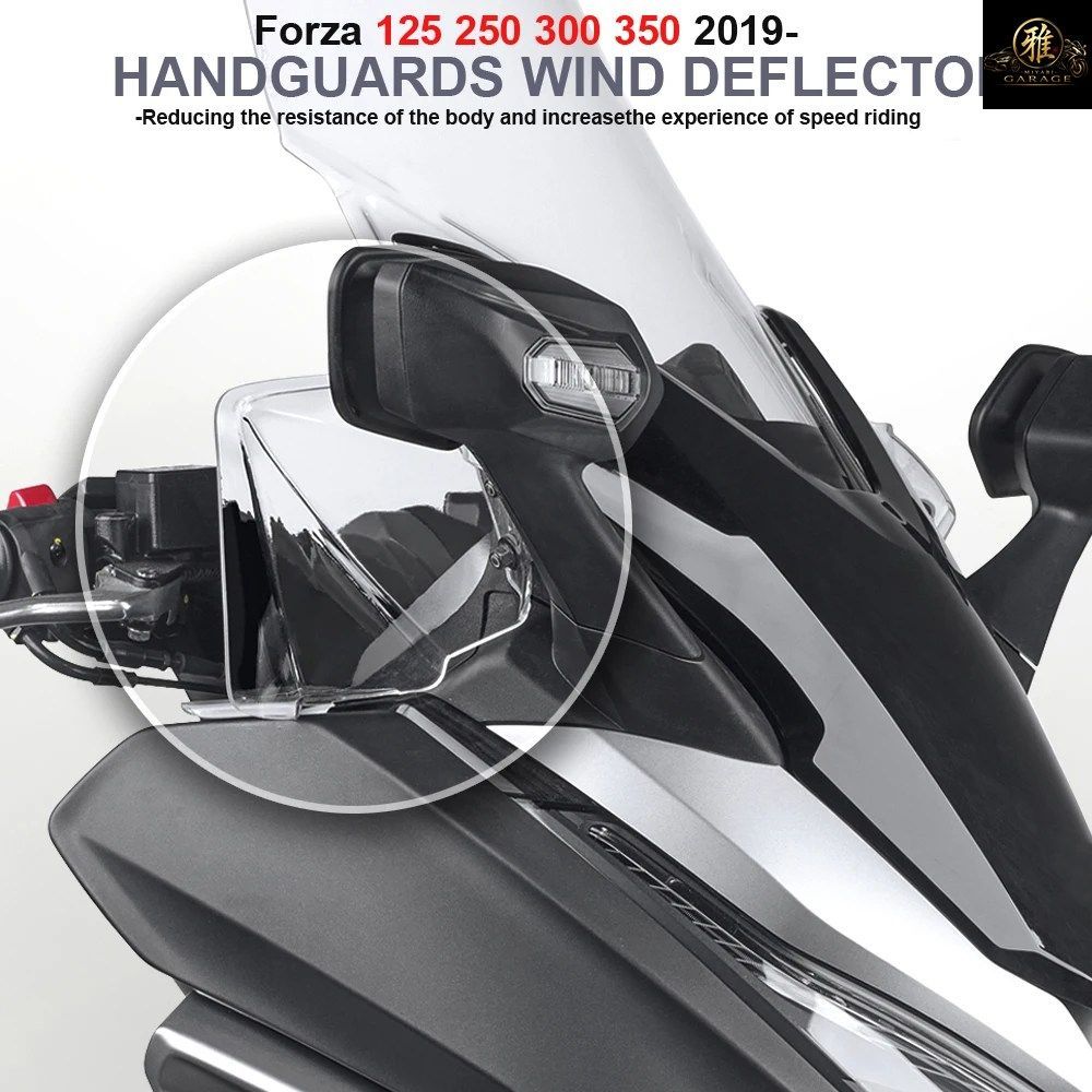 HONDA FORZA 250 FORZA 300 FORZA 350 FORZA 125 FORZA125 2019-2024 MOTORCYCLE HAND GUARD HANDGUARD WINDSCREEN PROTECTOR SHIELD