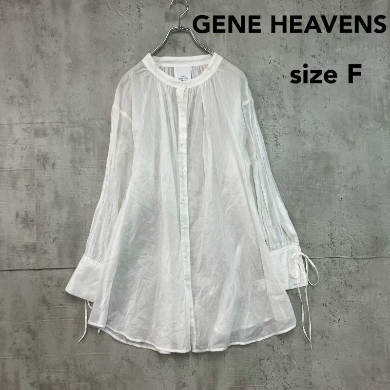 GENE HEAVENS ジーンヘブンズ ローズバッド シアーコットンシャツ 