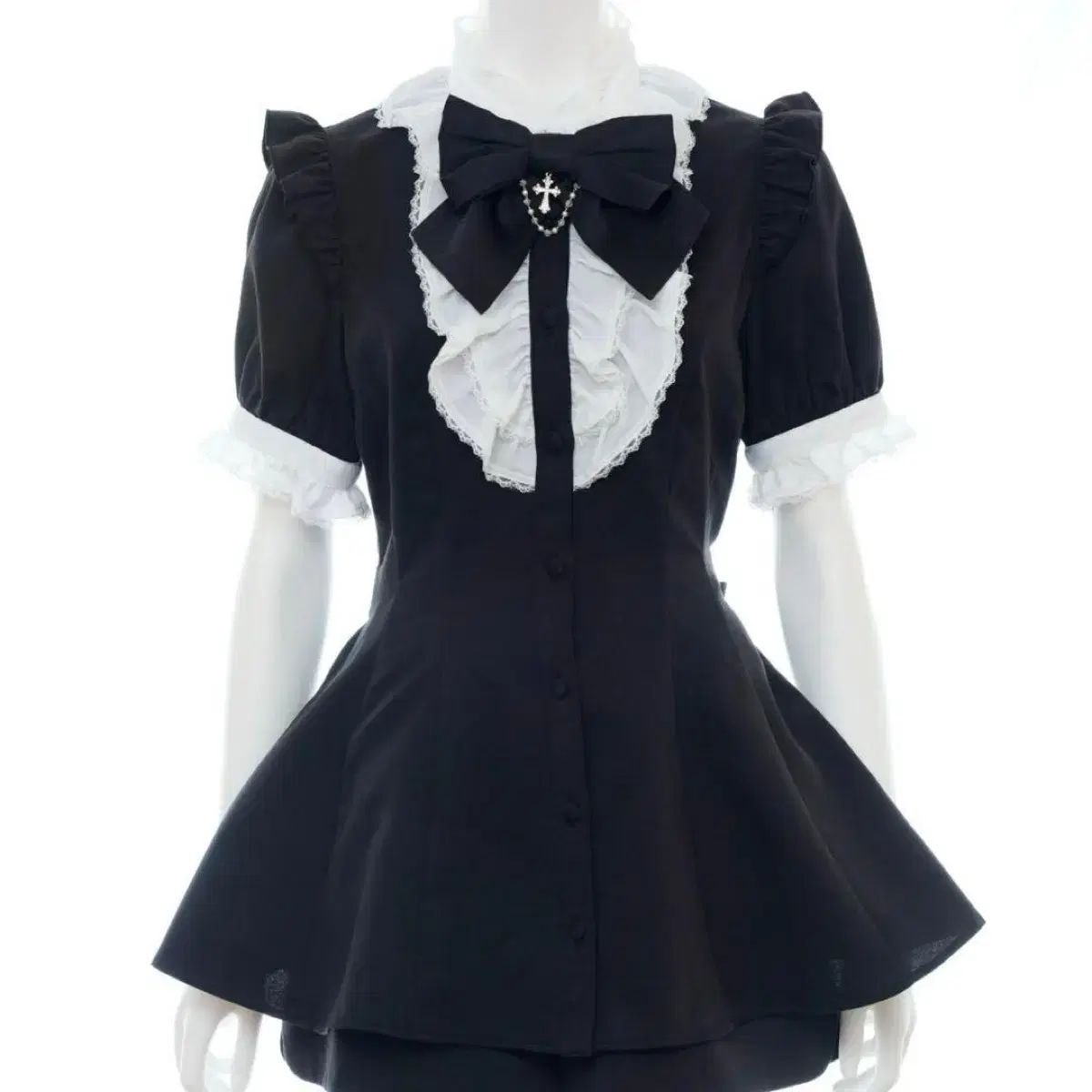地雷系 量産型 サブカルチャー Secret Honey シークレットハニー Secret Honey シークレットハニー Secret Honey シークレットハニー フリル ブラック セットアップ