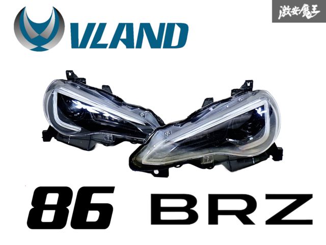 【シーケンシャルタイプ】VLAND ZN6 86 ハチロク LED ヘッドライト レンズ 左右セット YAA-FT86-0297 ZC6 BRZ 即納