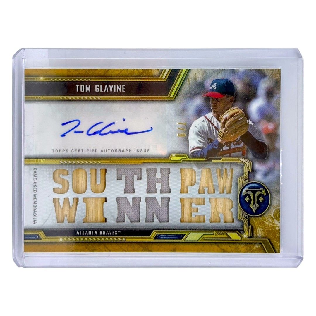 TOPPS MLBカード TRIPLE THREADS TOM GLAVINE ATLANTA BRAVES /9 #TTAR-TG2 送料無料 中古 IT1