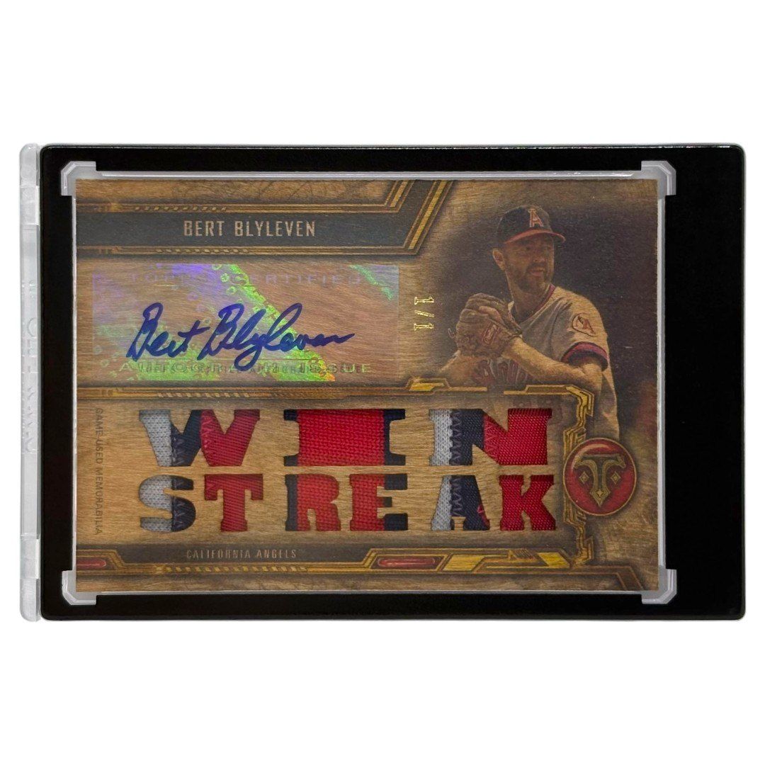 TOPPS MLBカード TRIPLE THREADS BERT BLYLEVEN CALIFORNIA ANGELS 1/1 #TTAR-BB2 送料無料 中古 IT1