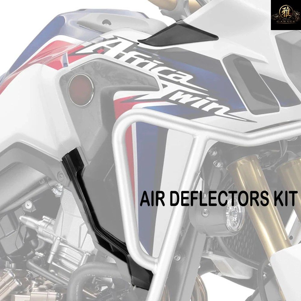 CRF 1000 L MOTORCYCLE UPPER AND LOWER AIR DEFLECTORS KIT WIND DEFLECTOR HONDA CRF1000L AFRICA TWIN 2016 - 19