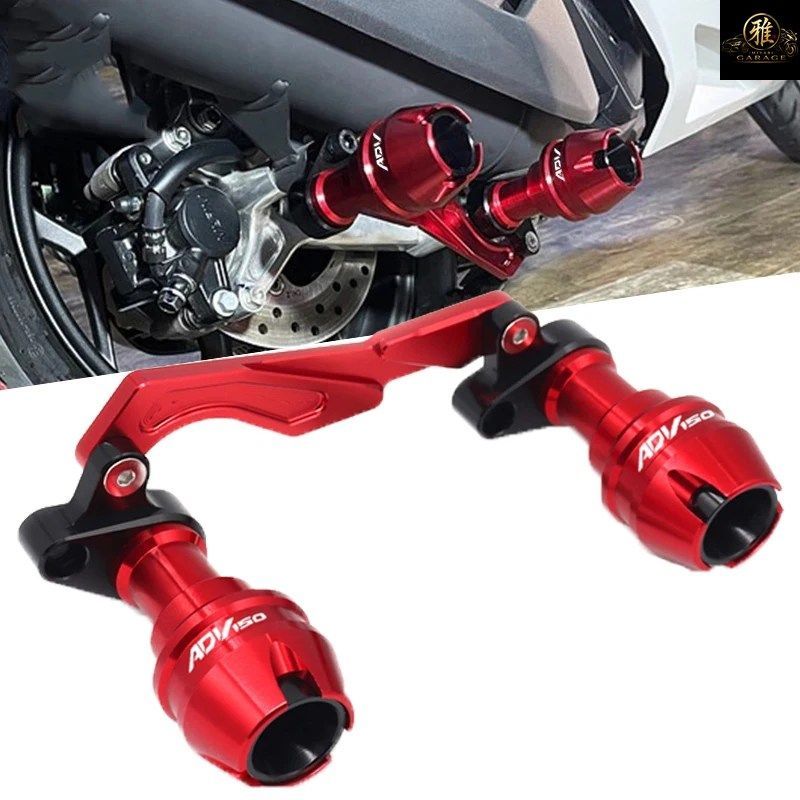 HONDA ADV150 ADV350 ADV 150 350 FRONT REAR WHEEL AXLE FORK CRASH SLIDERS FALL PROTECTION