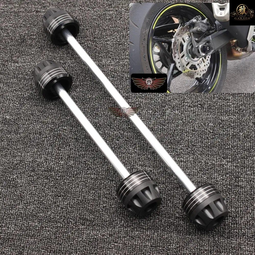 GSX-S 1000/1000F GSX-S1000 GSX-S1000F 15-16 MOTORCYCLE FRONT REAR AXLE FORK CRASH SLIDERS WHEEL PROTECTOR
