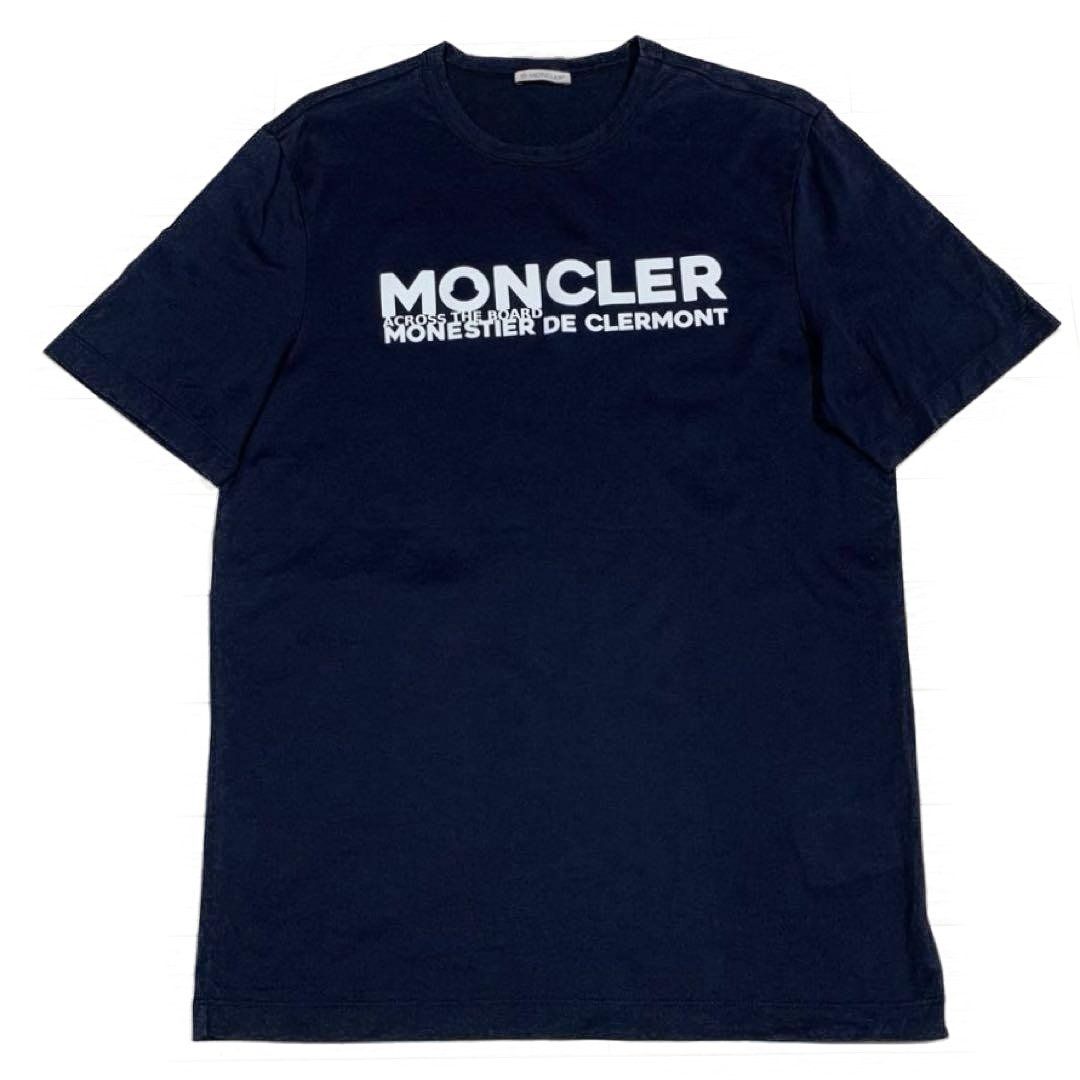 モンクレール　ロゴ　ネイビー　Tシャツ　S 国内正規品 5S566