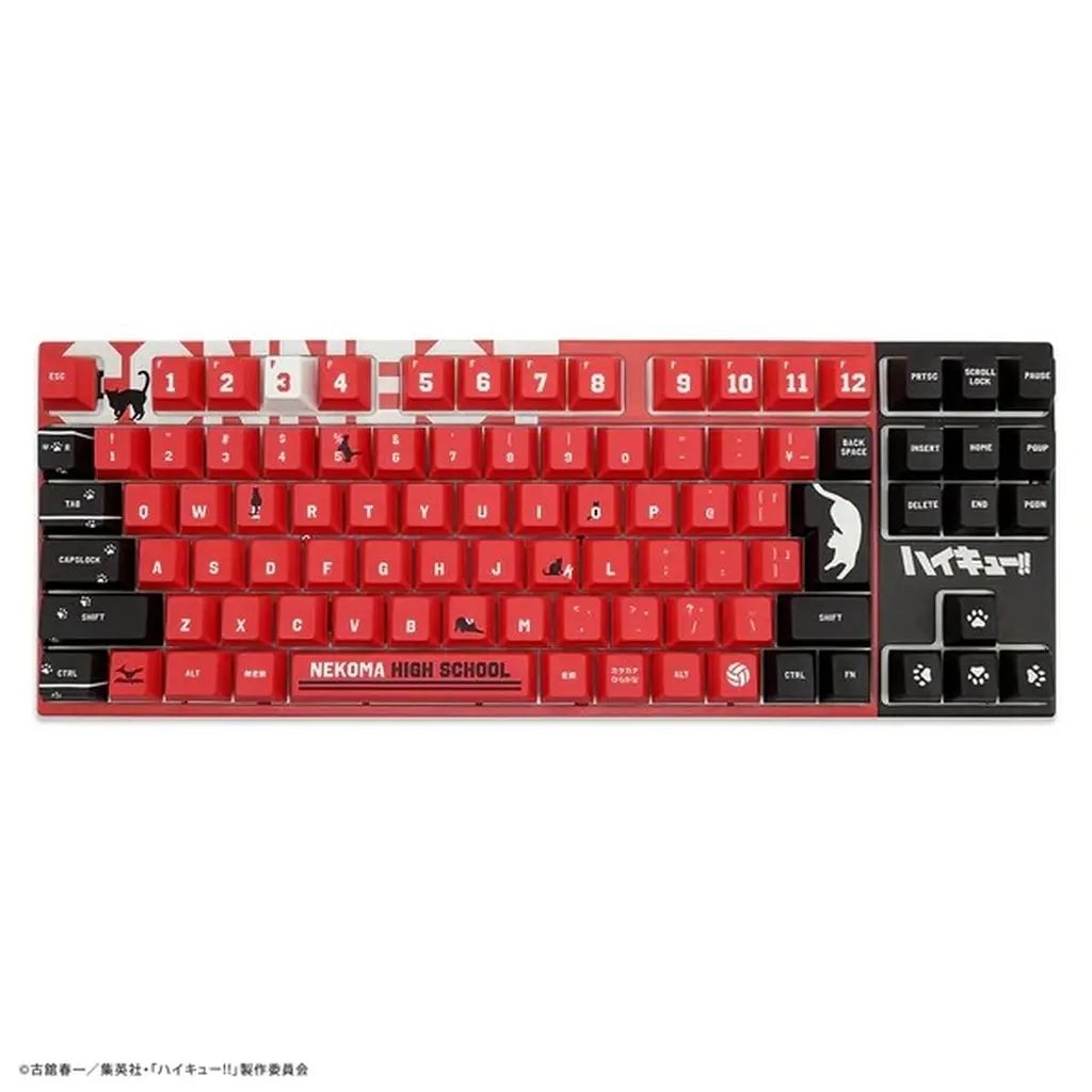 【新品】PCハード ハイキュー!!× ふもコレ キーボード 音駒高校モデル 日本語配列 VARMILO静電容量 モグサ軸 [fc-hqg01a-kb92-nkm-moxa]