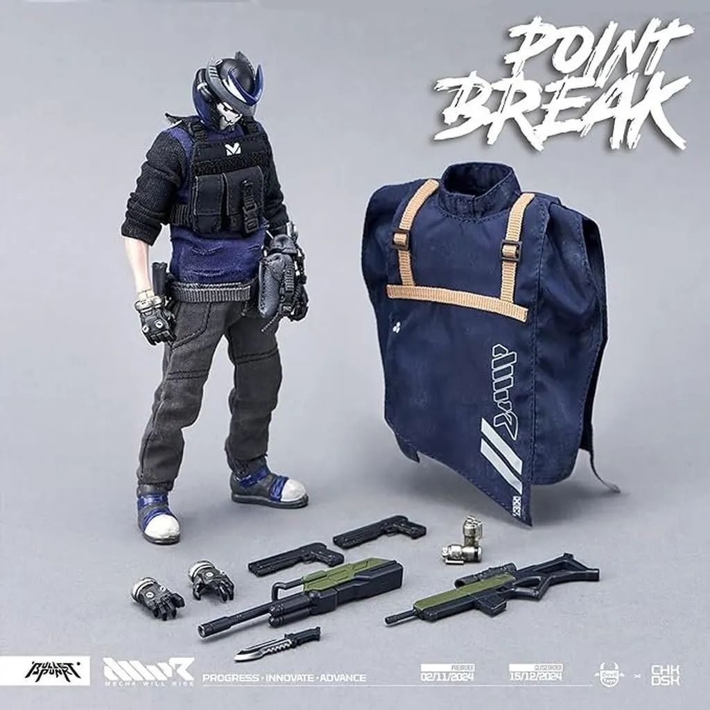 【中古】フィギュア Carbine(Point Break Version) 1/12 アクションフィギュア