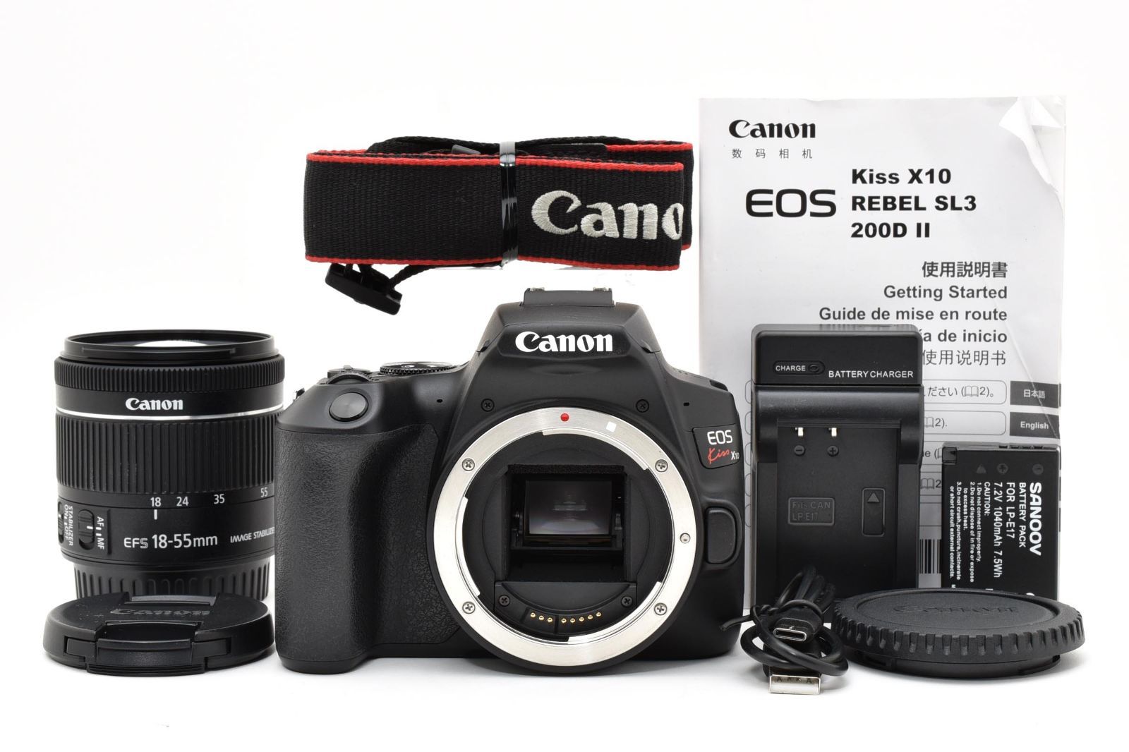 ★極上品★ ★ショット数15000回以下★ キヤノン EOS Kiss X10 + EF-S 18-55mm F4-5.6 IS STM 充電器付き ARYM6314 #15