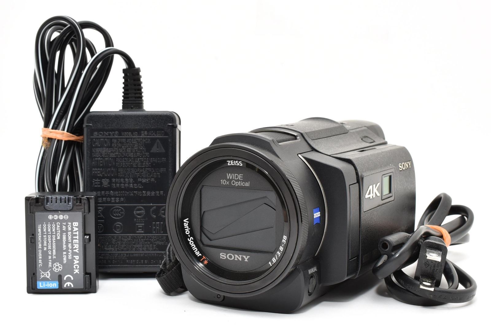 ★外観難あり★ ★動作OK★ ソニー SONY FDR-AXP35 ブラック デジタルビデオカメラ 充電ケーブル付き ARYM6102 #12