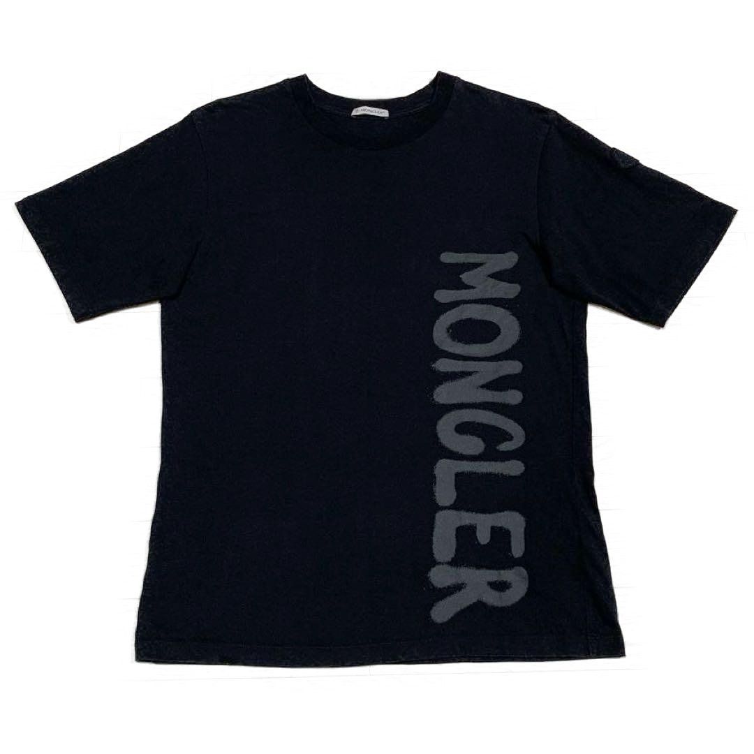 モンクレール　文字　Tシャツ　XS ブラック　国内正規品 5S572