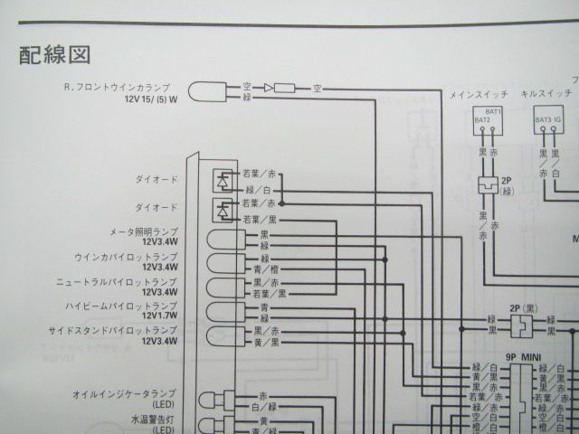CRM250R サービスマニュアル ホンダ 正規 中古 配線図有り 補足版 MD24