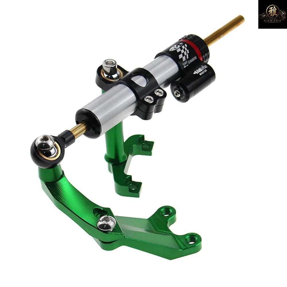 KAWASAKI ER-6N ER6N ER 6N 2012-2016 MOTORCYCLE ALUMINIUM STEERING STABILIZER DAMPER MOUNTING BRACKET KIT
