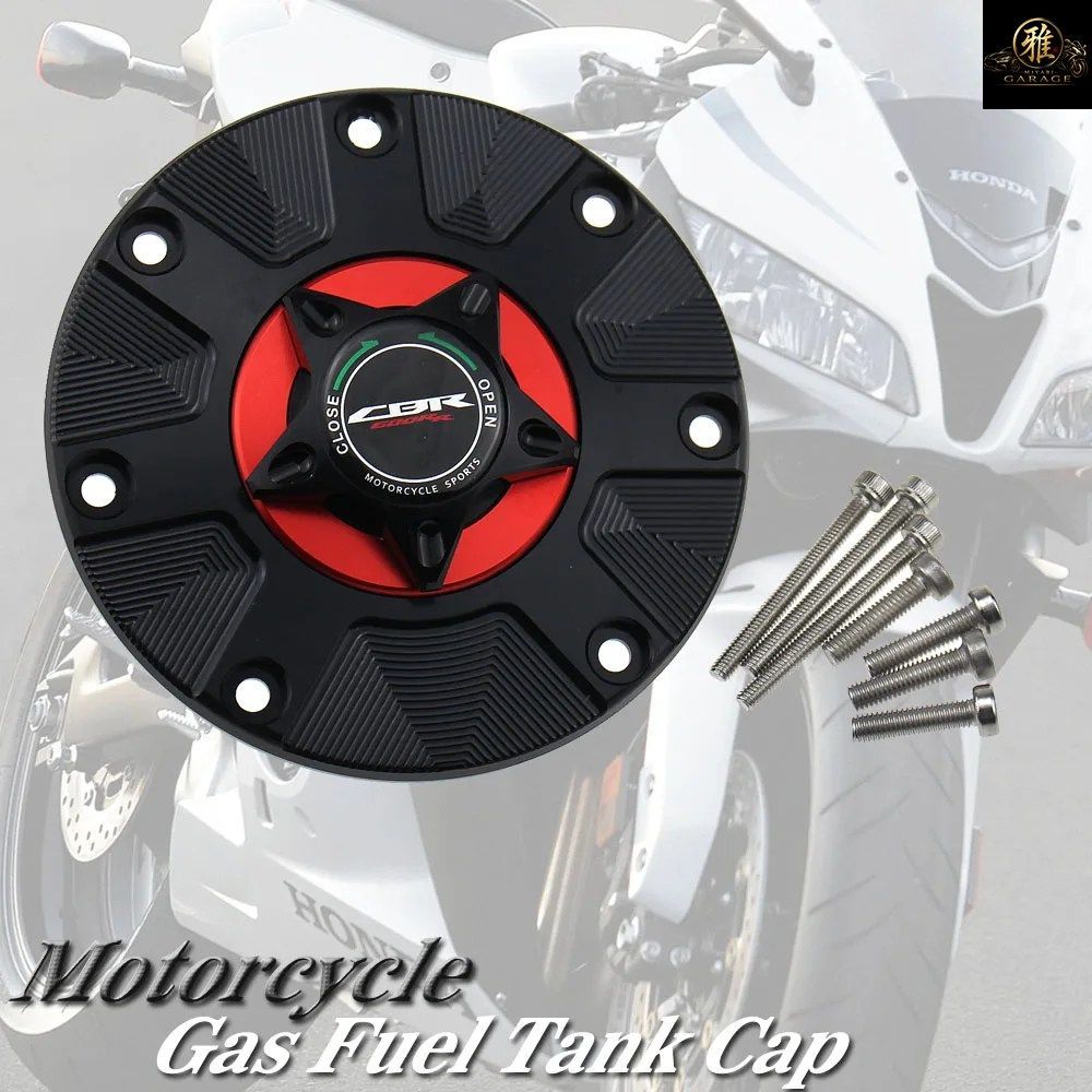 GAS FUEL TANK CAP HONDA CBR600RR 2003-2016 MOTORCYCLE QUICK RELEASE COVER