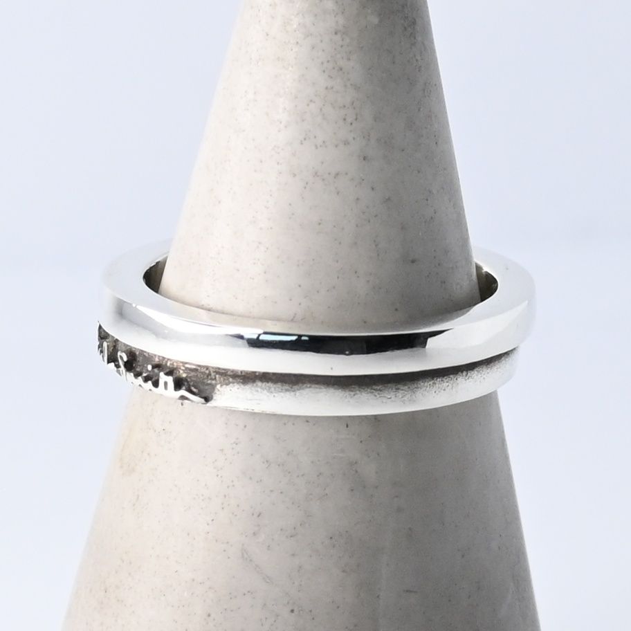研磨済】Paul Smith ロゴ シルバー リング 17号 silver925 ポール