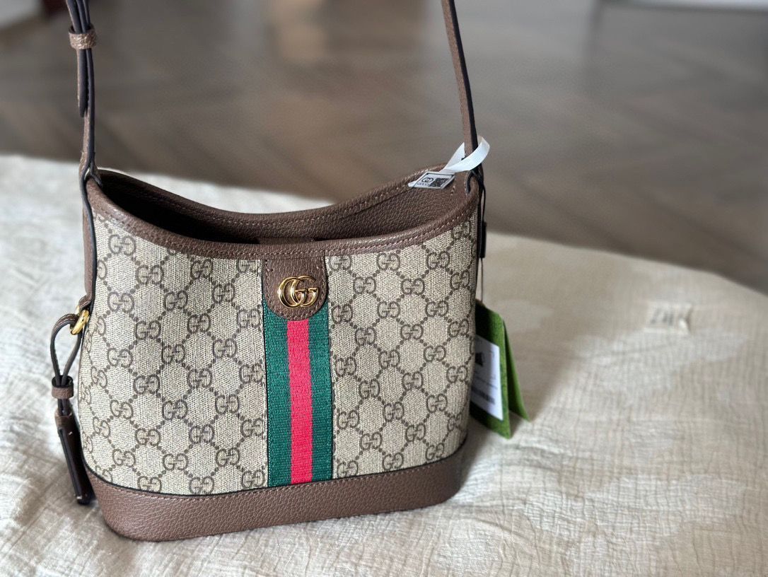 【今日特価】Gorgeous Gucci New Arrivato Bucket Bag - 華やかなグッチ ニューアリバート バケットバッグ 送料無料！在庫限定のお得な価格です！