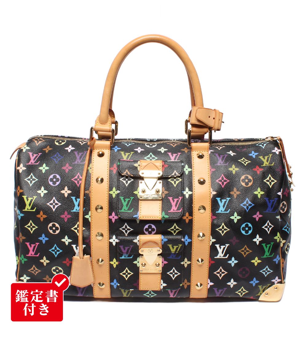 ルイ・ヴィトン ボストンバッグ ノワール スタッズ キーポル45 モノグラムマルチカラー M92640 レディース メンズ LOUIS VUITTON