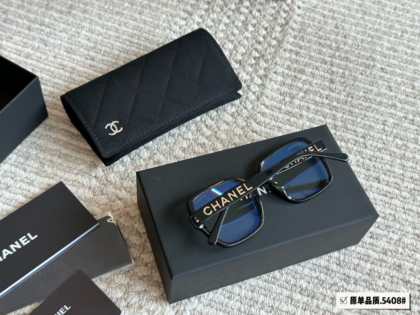 【今日特価】Chanel 5408 スーパーラージフレームサングラス