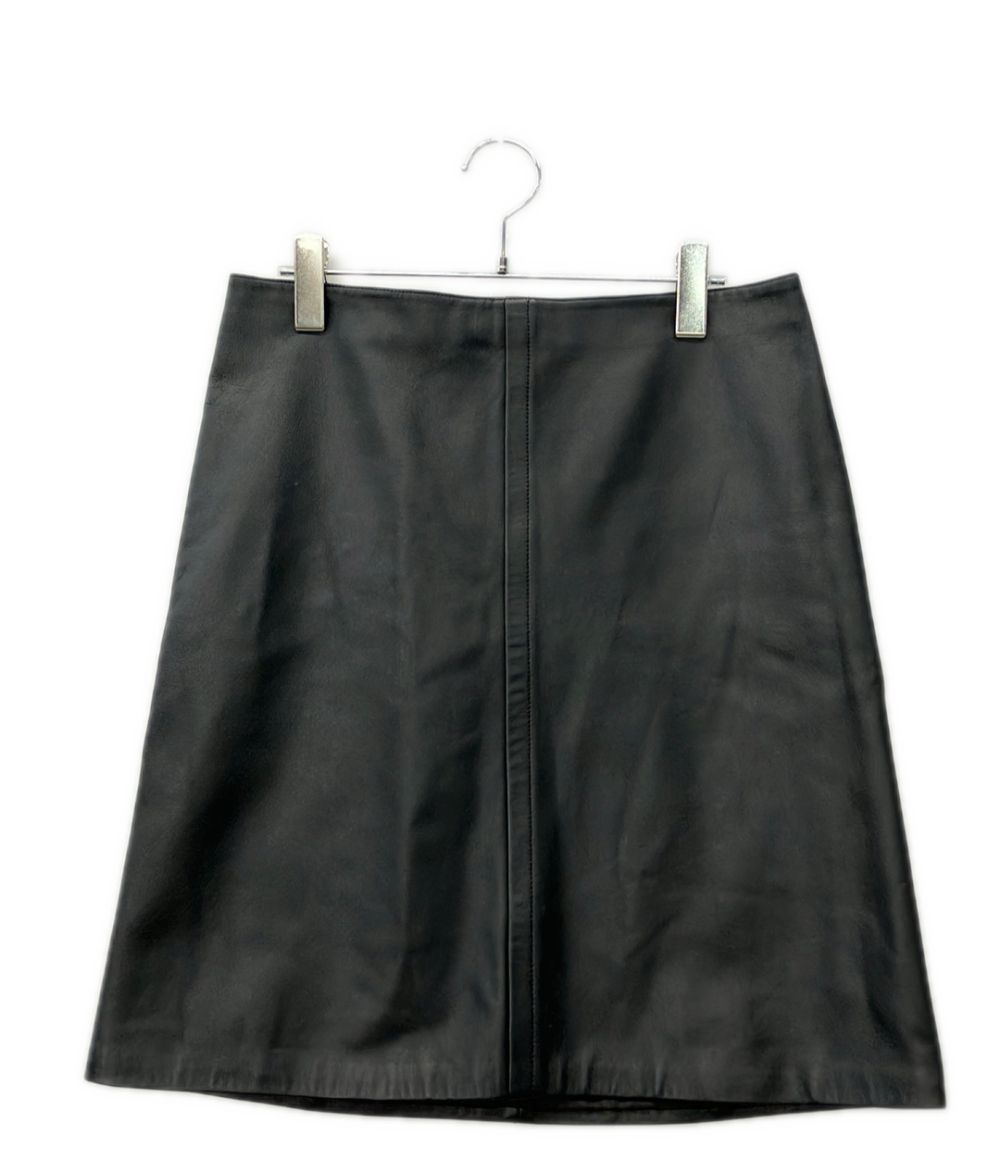 アニエスベー シープレザー スカート レディース SIZE 40 agnes b.