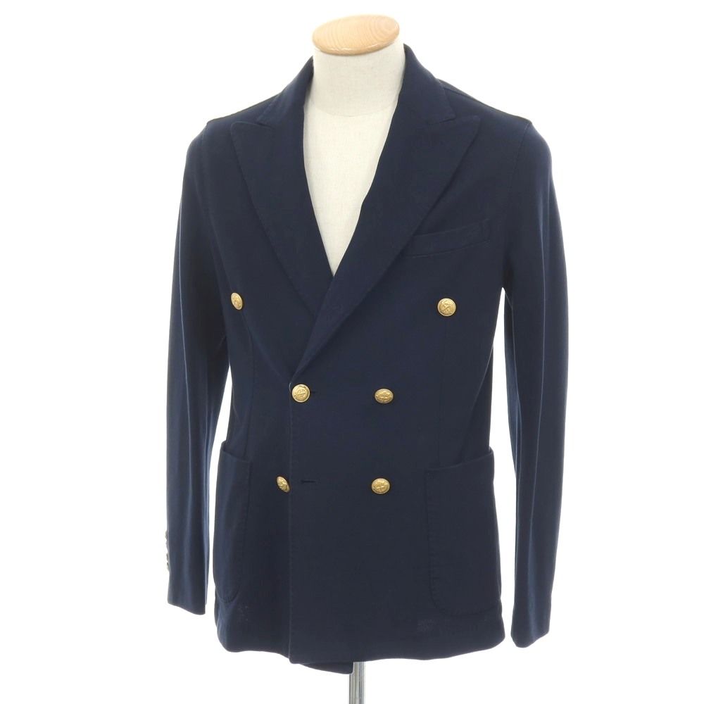 【中古】チルコロ1901 CIRCOLO 1901 コットン ジャージー ダブル6B カジュアルジャケット キャメル系【サイズ50】【メンズ】 中古】チルコロ1901 CIRCOLO 1901 コットン ジャージー ダブル6B